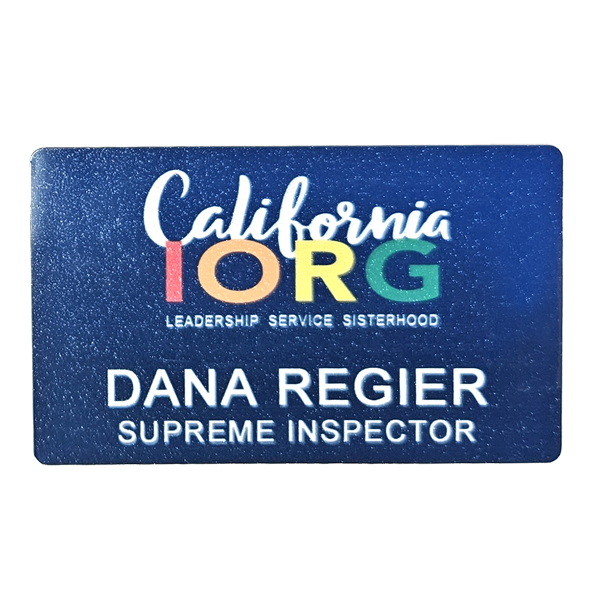 (image for) California Rainbow Adult Name Badge